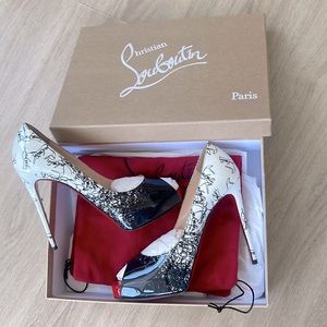 Christian Louboutin’s Black / white / red - size 37.5